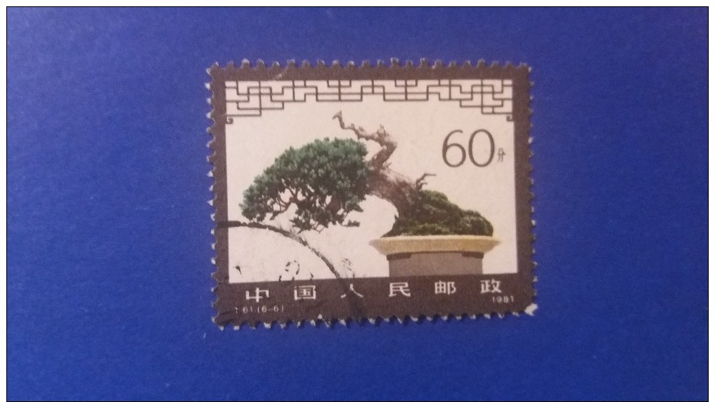 CHINA 1981 BONSAI TREES - Gebraucht