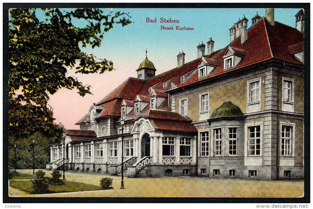 7438 - Alte Ansichtskarte - Bad Steben - Neues Kurhaus - N. Gel - Bad Steben