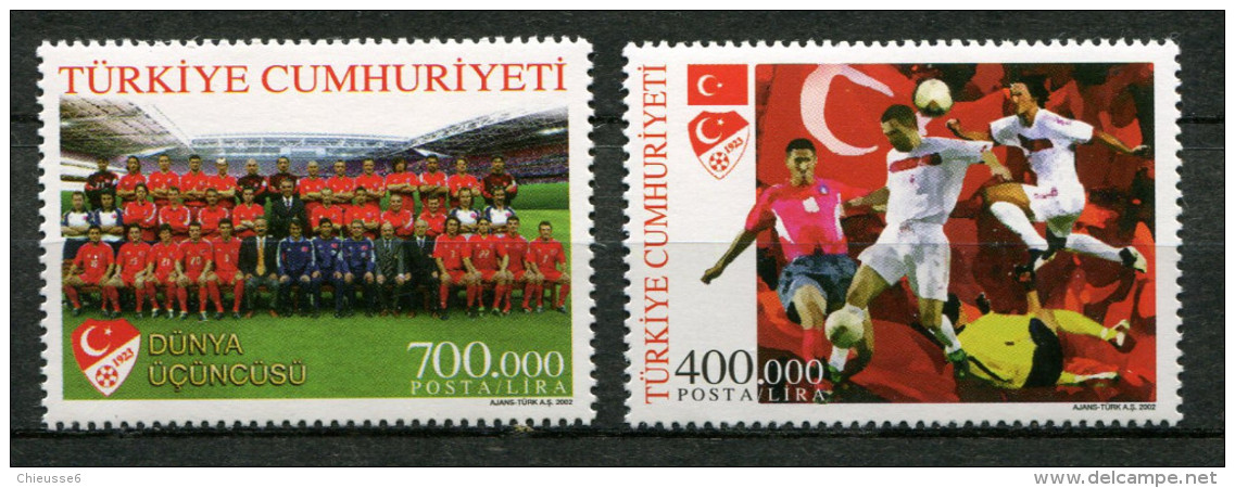 Turquie ** N° 3046/3047 - Equipe De Turquie. Coupe Du Monde De Foot - - Ungebraucht