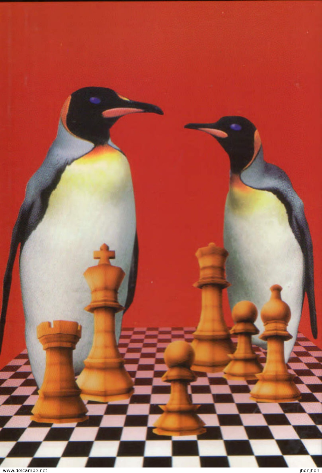 Hungary - Postcard Unused - Chess - Game Played In 1994 In Linares Karpov Topalov - 2/scans - Echecs