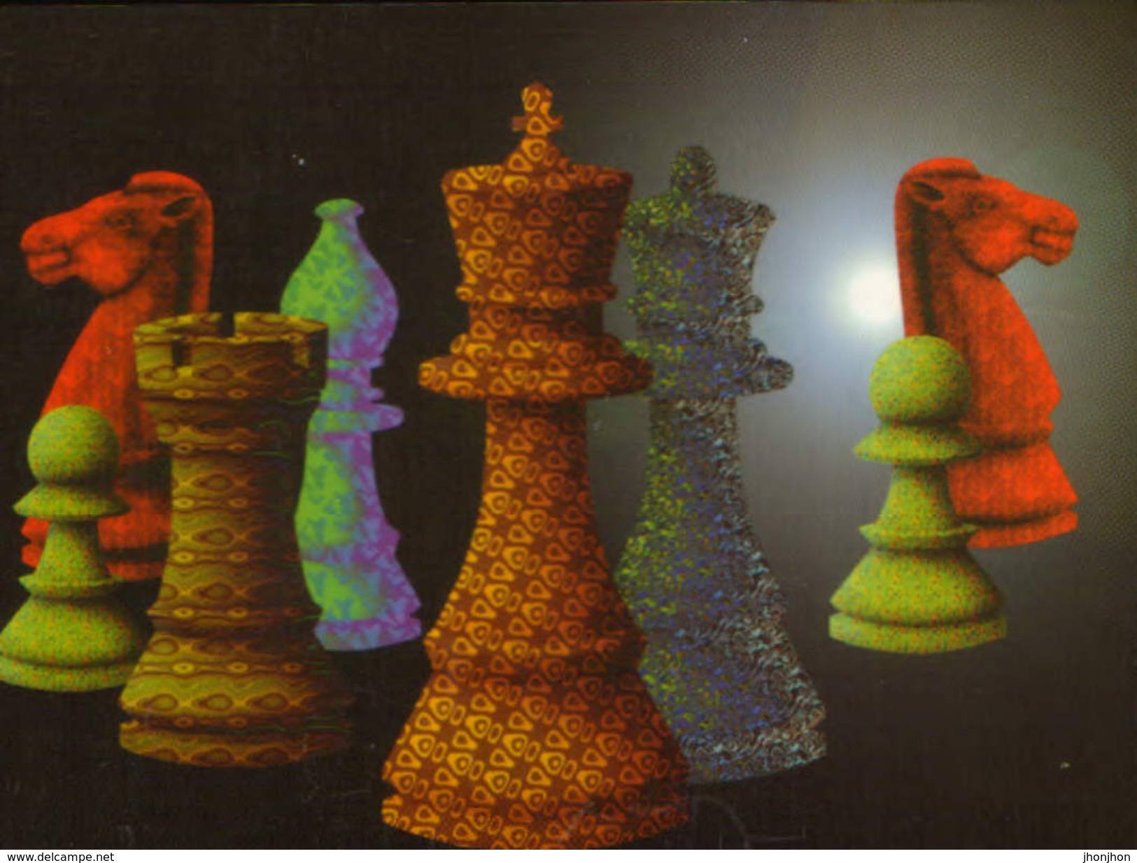 Hungary - Postcard Unused - Chess - Game Played In 1994 In Las Palmas Karpov Morovic - 2/scans - Chess