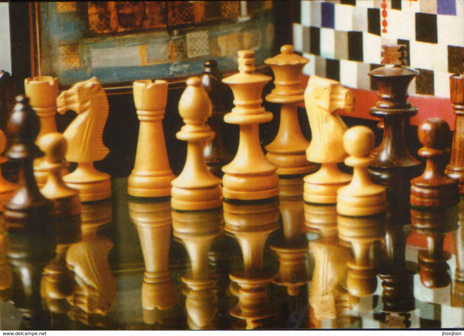 Hungary - Postcard Unused - Chess - Game Played In 1995 In Disentis Christen-Dr.Erdelyi - 2/scans - Echecs