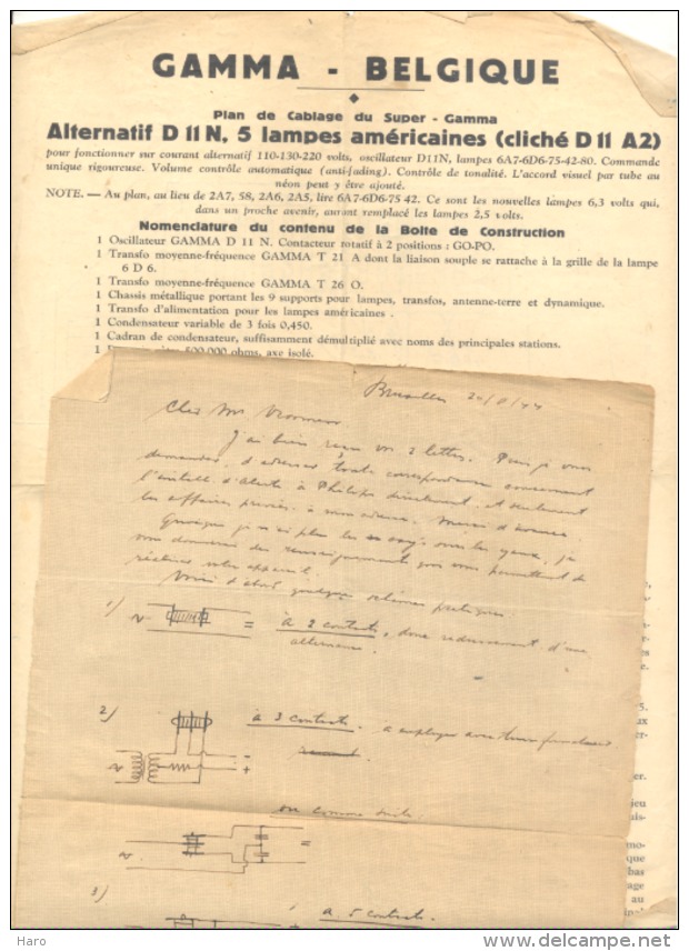 Livre " Radio-Dépannage et Mise au Point " de R. Deschepper 1944 - Sommaire, voir scans (b193)