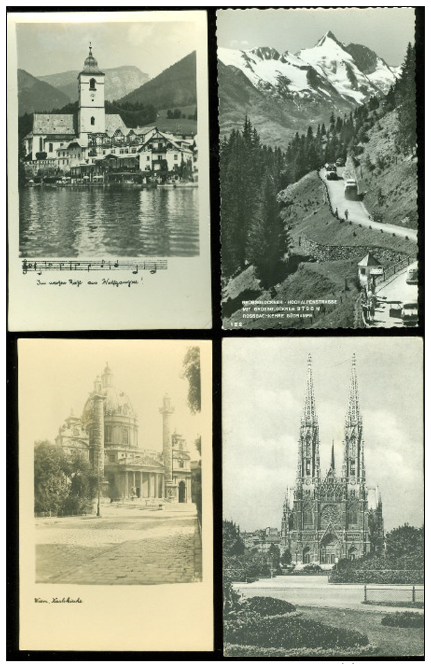 Lot de 60 cartes postales d´ Autriche  Austria     Lot van 60 postkaarten van Oostenrijk - 60 scans