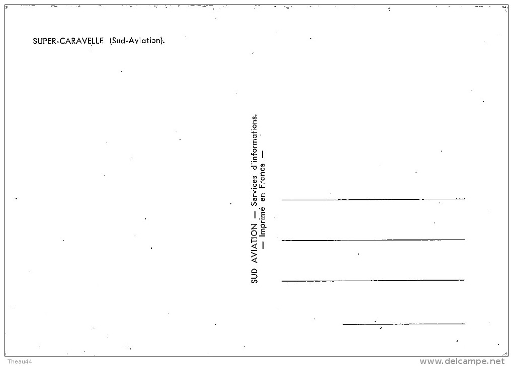 ¤¤   -   SUPER-CARAVELLE Construit Par Sud-Aviation De La Compagnie " STERLING "    -  Avion     -  ¤¤ - 1946-....: Moderne