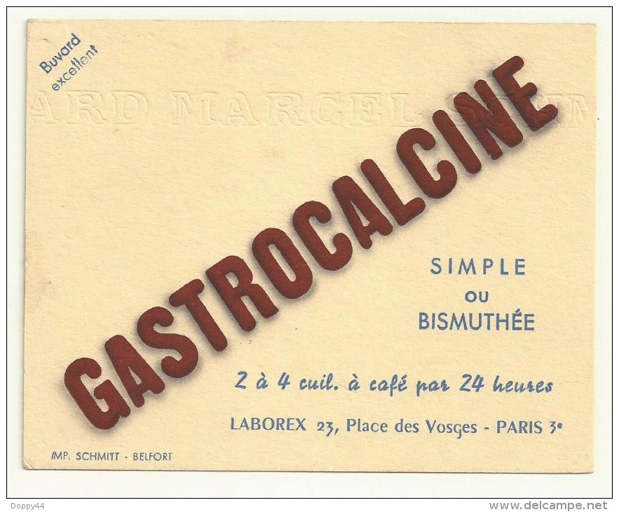 BUVARD NEUF SUPERBE  GASTROCALCINE - Drogheria