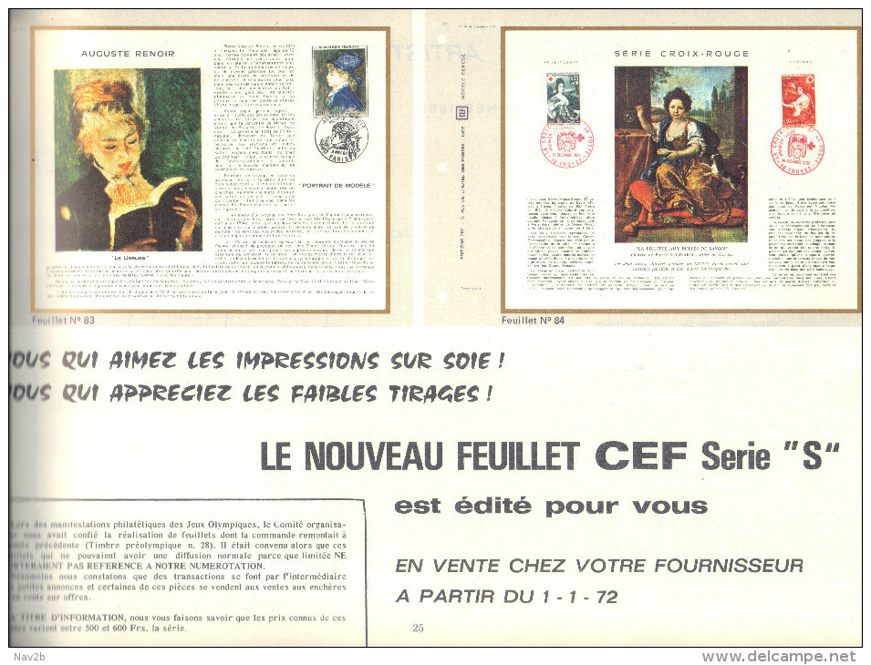 Catalogue Des 5 Premières Années Des Feuillets CEF.Il Manque La Couverture Et Les Deux Premières Feuilles . - Francia