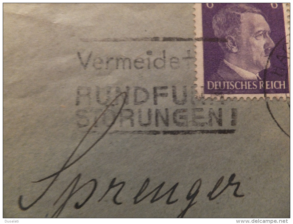 Germany, Bund, 6 Briefe, 6 Covers, Deutsches Reich, Third Reich, Adolf Hitler, 1943 & 1944 - Briefe U. Dokumente