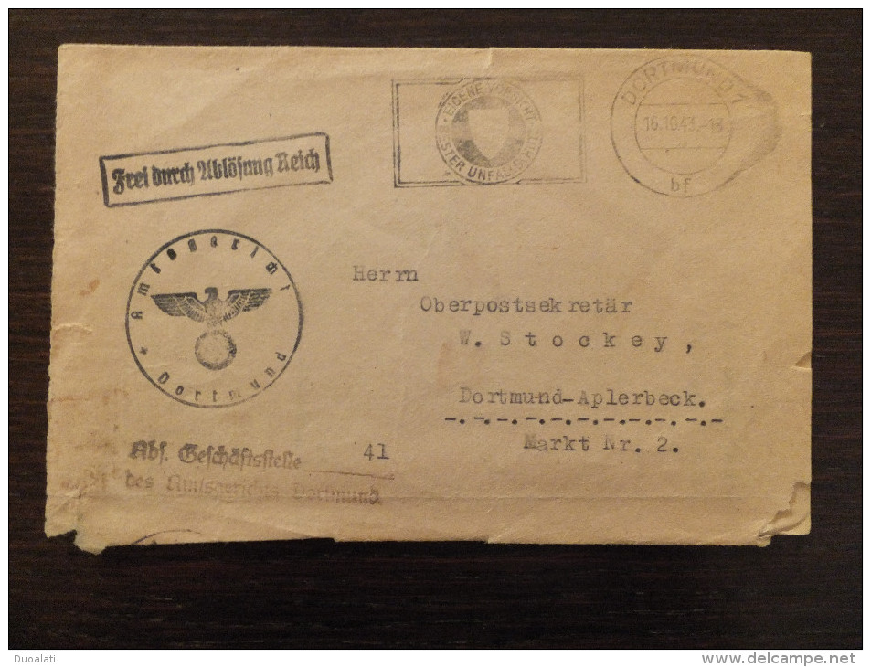 Germany, Bund, 6 Briefe, 6 Covers, Deutsches Reich, Third Reich, Adolf Hitler, 1943 & 1944