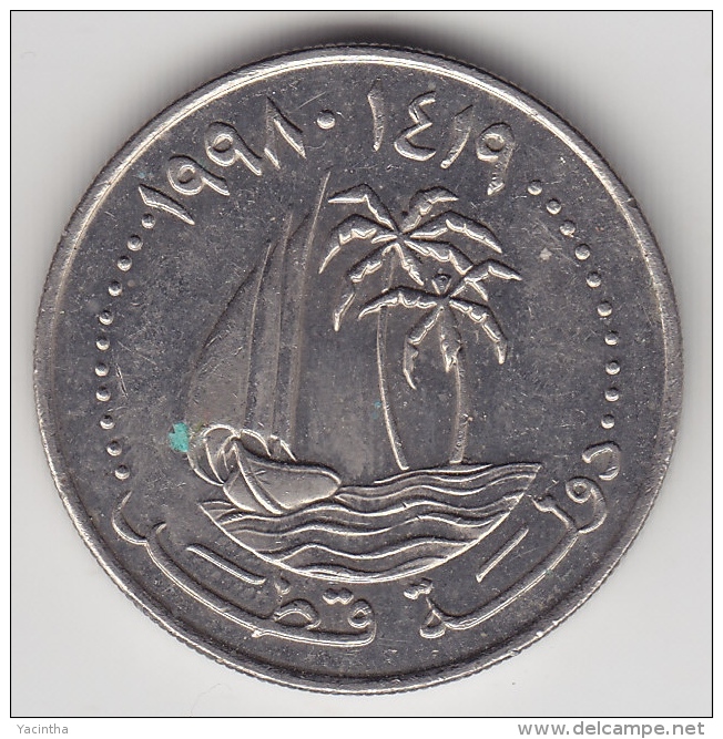 @Y@    50  Dinar  Qatar  1998       (3272)  XF+ - Qatar