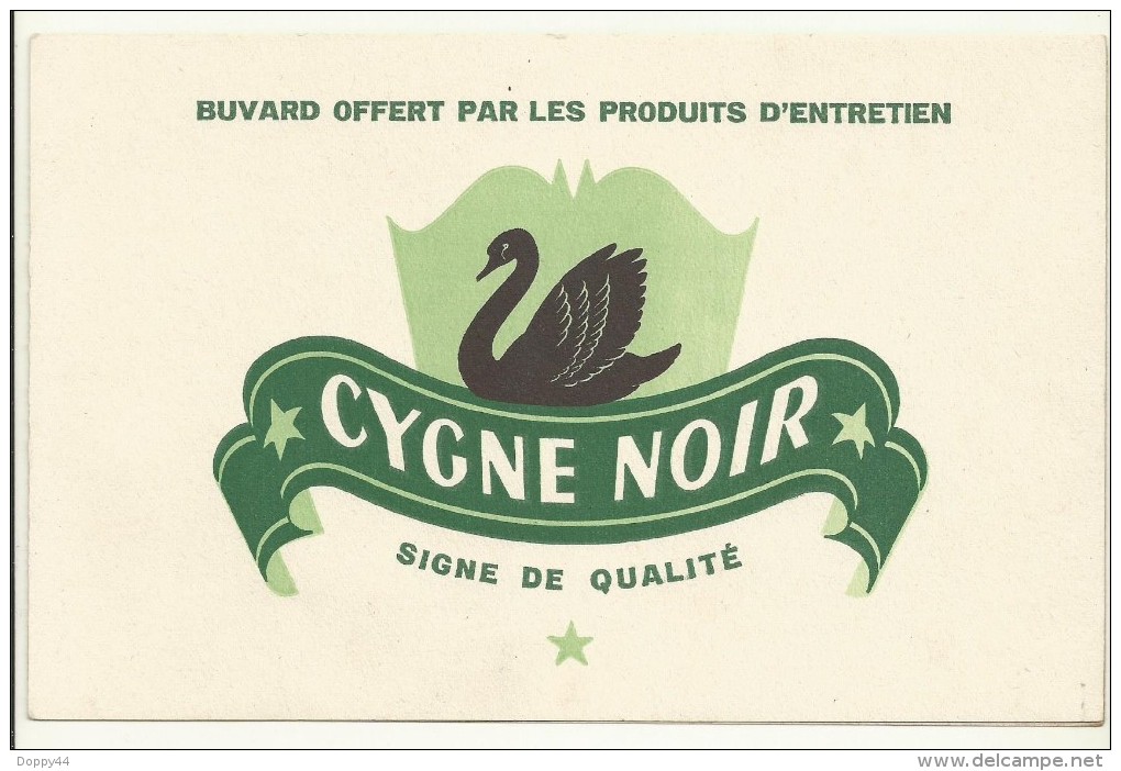 BUVARD NEUF SUPERBE   CYGNE NOIR - Wassen En Poetsen