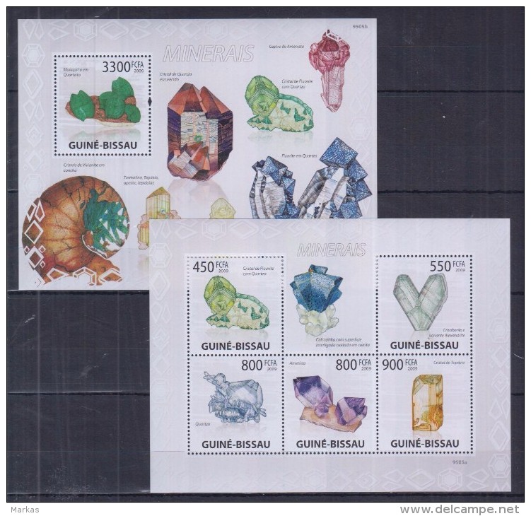 O12 Guinea-Bissau - MNH - Minerals - 2009 - Mineralien