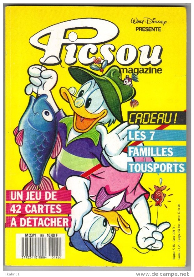 PICSOU MAGAZINE N° 185 " EDI-MONDE " DE 1987 SANS LE CADEAU - Picsou Magazine