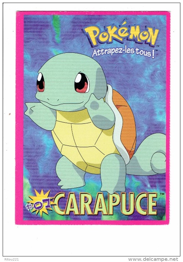 Cpm - POKEMON - CARAPUCE - Tortue Turtle - 1995 - Nintendo - Tortues