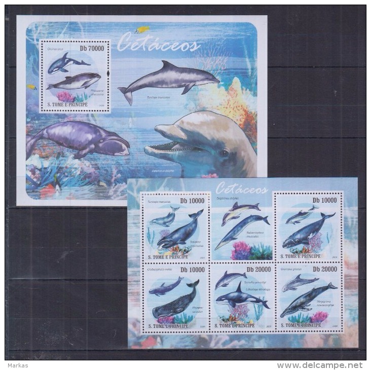 O12 Sao Tome & Principe - MNH - Marine Life - 2009 - Meereswelt