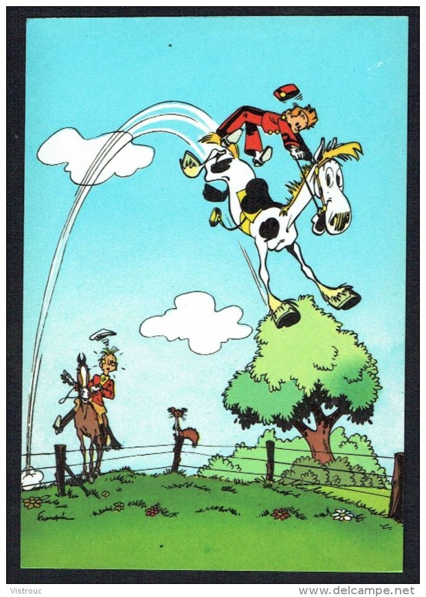 SPIROU - CP N° 11 : Illustration Couverture Album N° 28 De FRANQUIN - Non Circulé - Not Circulated - Ed. DUPUIS - 1985. - Bandes Dessinées