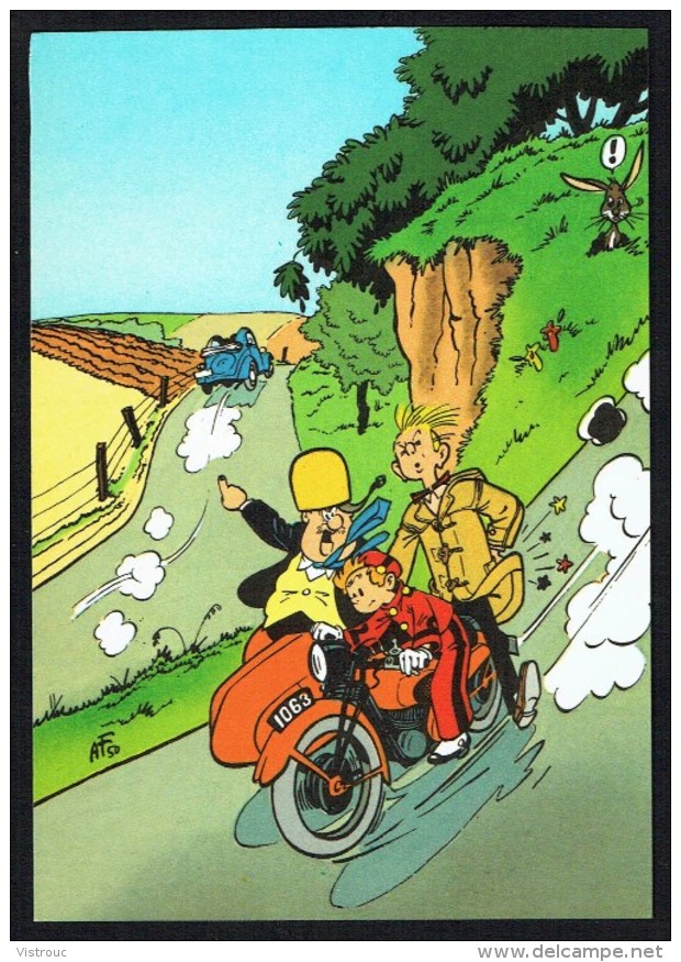 SPIROU - CP N° 16 : Illustration Couverture Album N° 34 De FRANQUIN - Non Circulé - Not Circulated - Ed. DUPUIS - 1986. - Bandes Dessinées