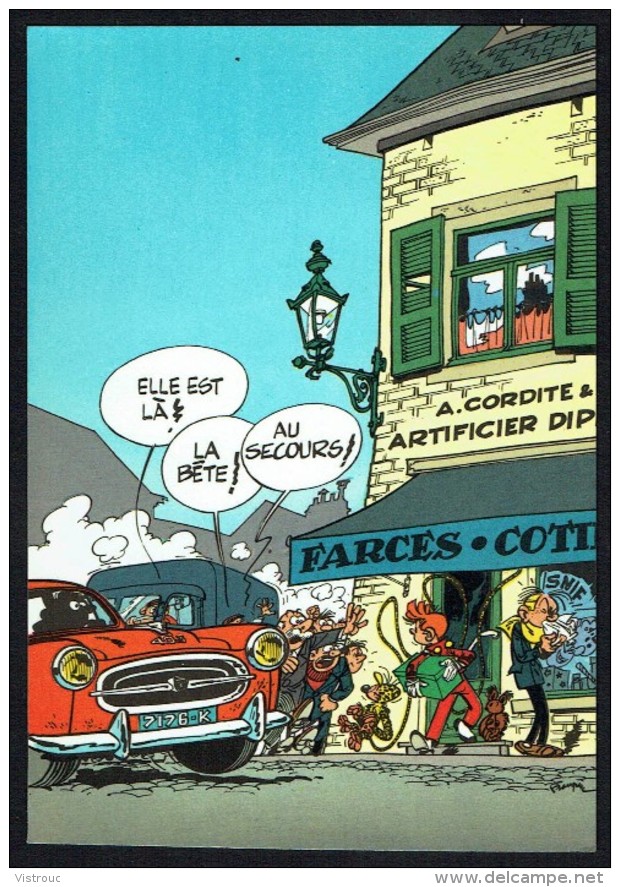 SPIROU - CP N° 44 : Illustration Couverture Album N° 62 De FRANQUIN - Non Circulé - Not Circulated - Ed. DUPUIS - 1985. - Bandes Dessinées