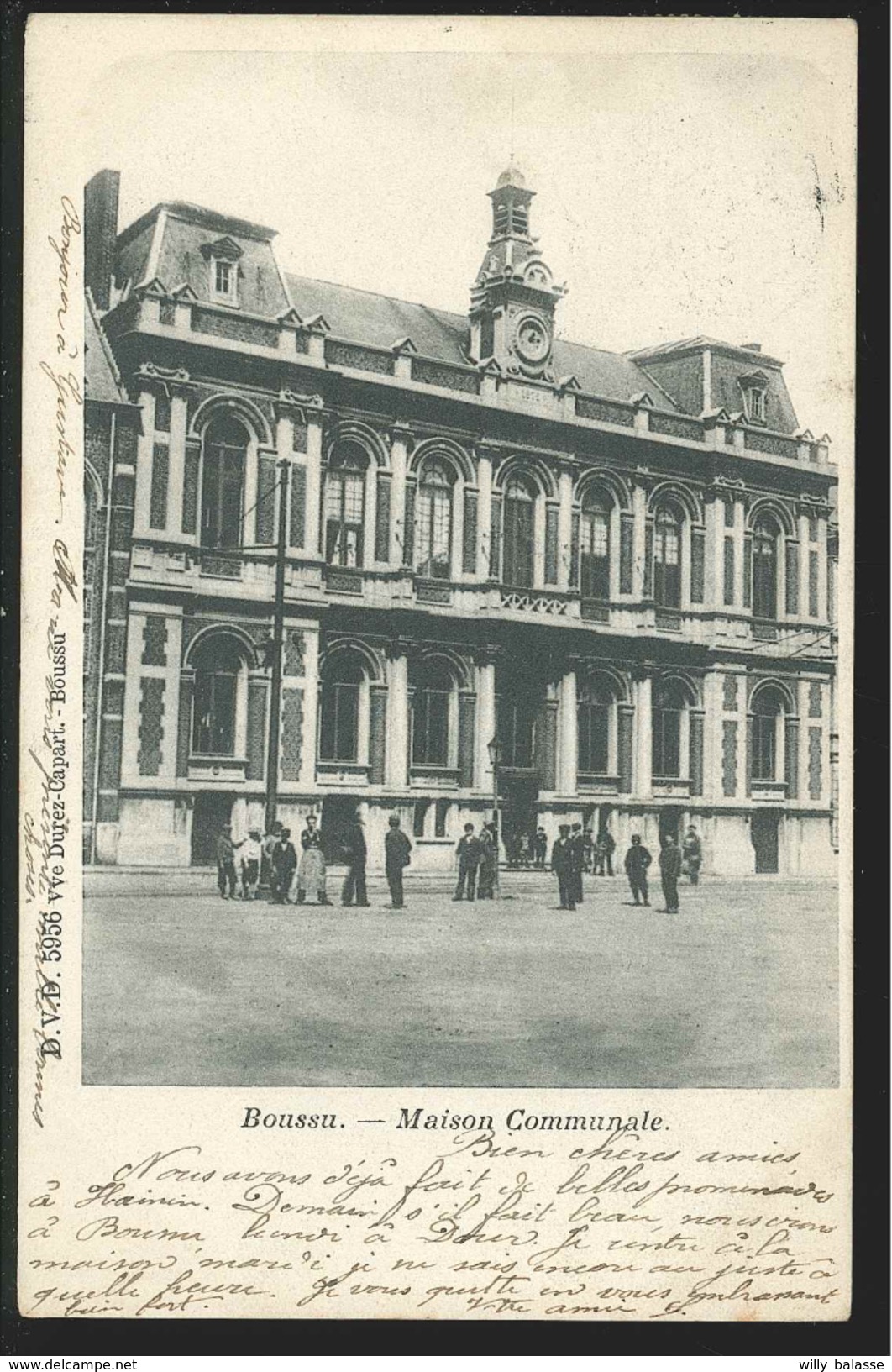 +++ CPA - BOUSSU - Maison Communale - D.V.D. 5956 - DVD   // - Boussu