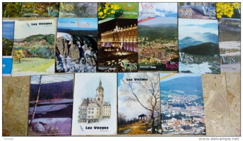 LOT En VRAC +40 Revues LES VOSGES Fédération Du CLUB VOSGIEN Revue De Tourisme 1990/2000 - Géographie