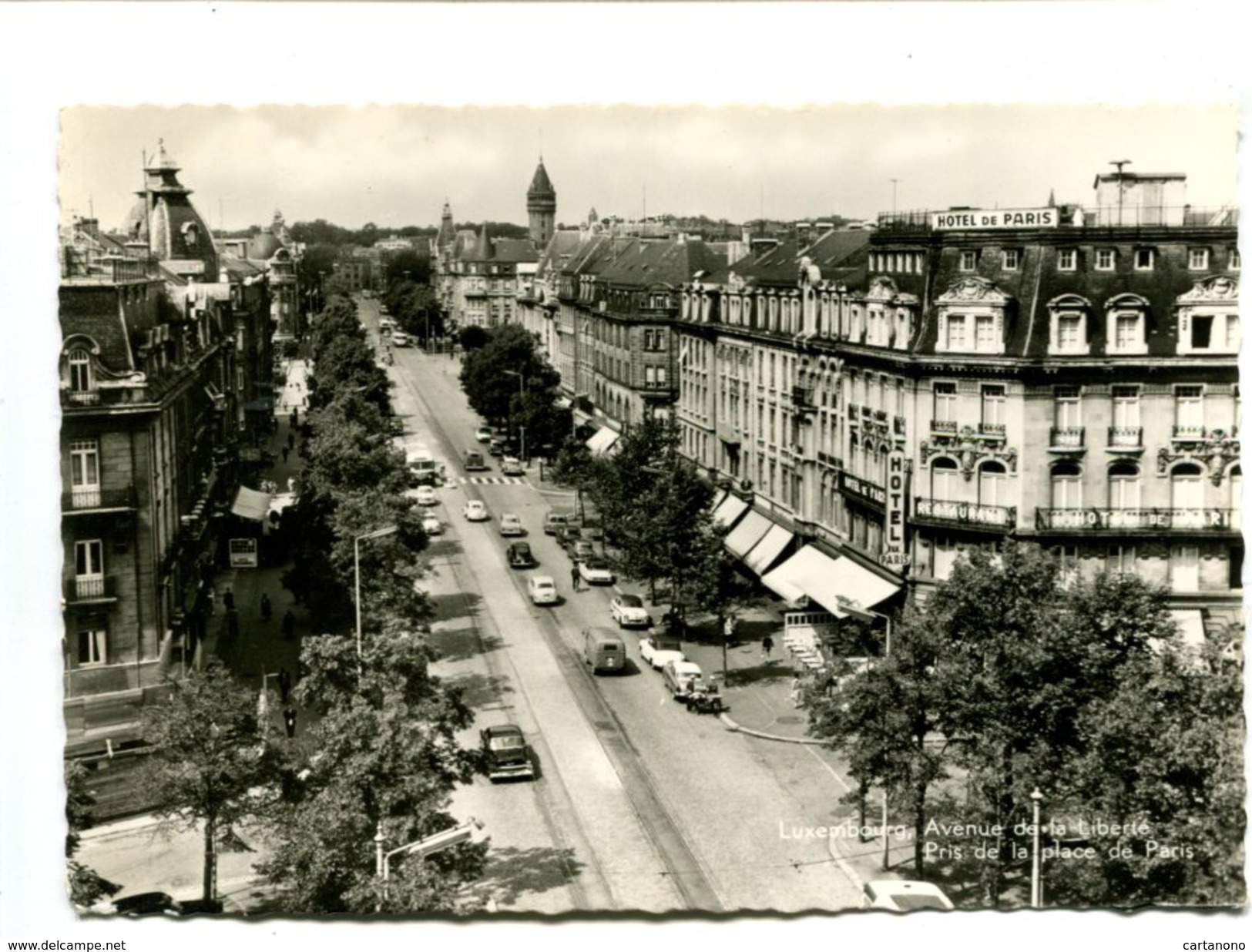 Cp - LUXEMBOURG  - Avenue De La Liberté Pris De La Place De Paris - Luxembourg - Ville