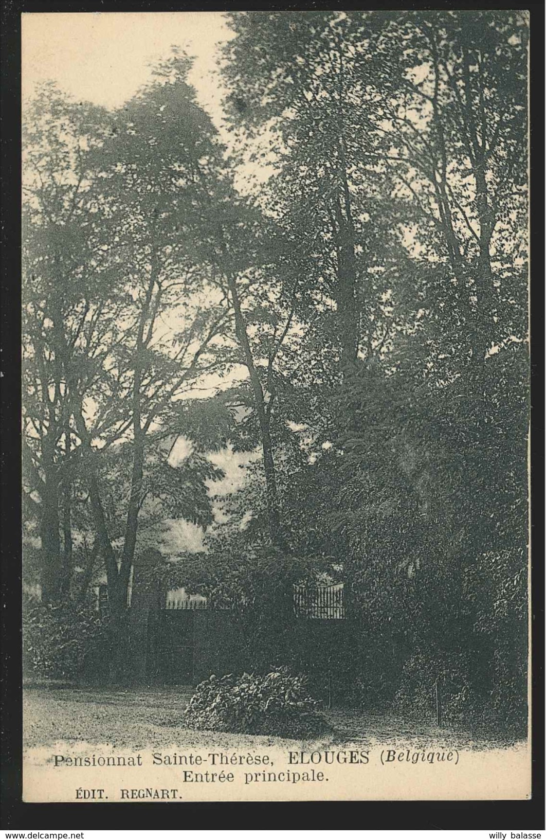 +++ CPA - ELOUGES - Pensionnat Ste Thérèse - Entrée Principale   // - Dour