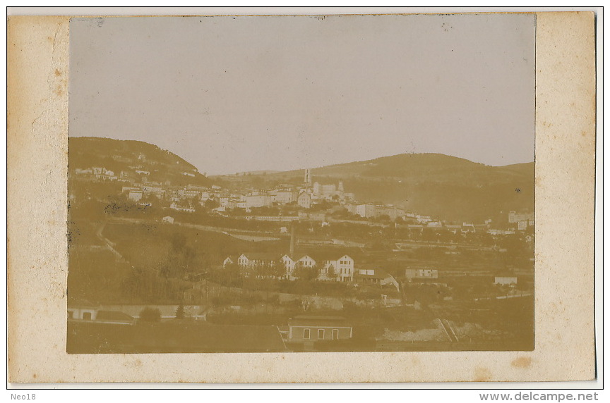 Grasse Photo Sur Carton Format Carte Postale Ancienne - Grasse