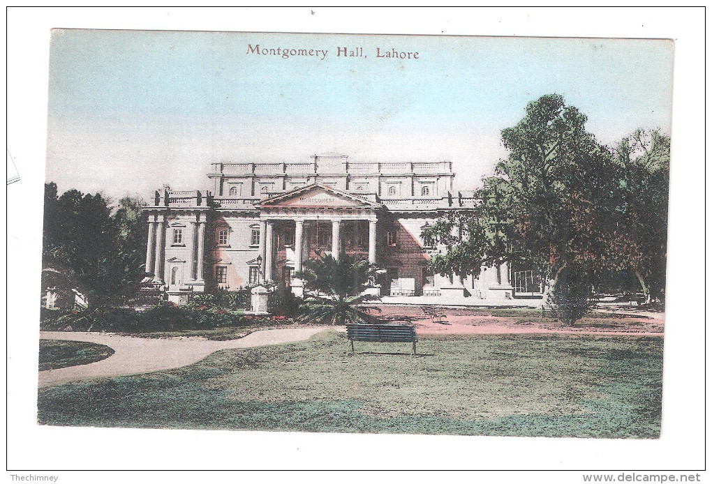 Pakistan MONTGOMERY HALL Lahore MOORLI DHUR & SONS SUDER BAZAAR UMBALLA UNUSED - Pakistan