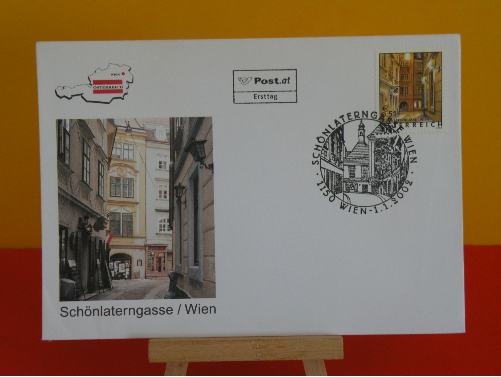 FDC > Autriche > Schönlaterngasse Wien - Wien - 1.1.2002 - 1er Jour - - FDC