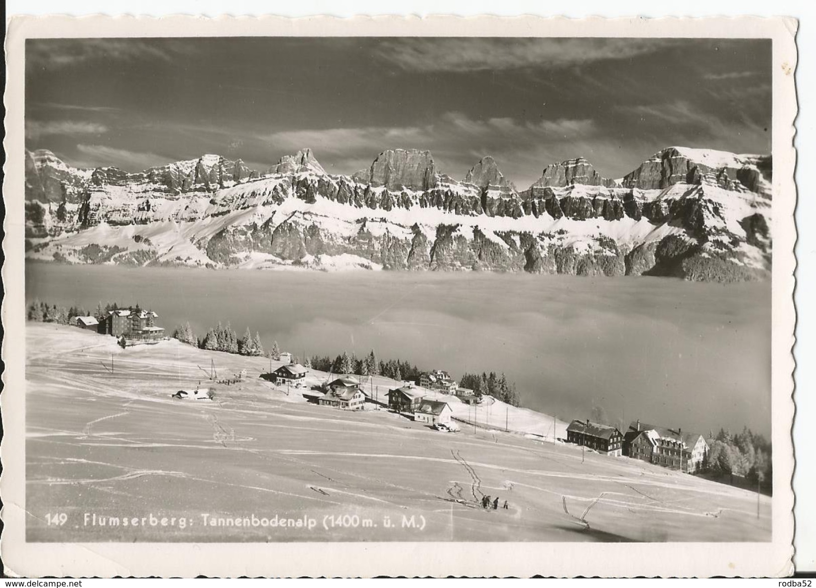 CPSM - Suisse - Schweiz - Flumserberg - Tannenbodealp - Sous La Neige - Flums