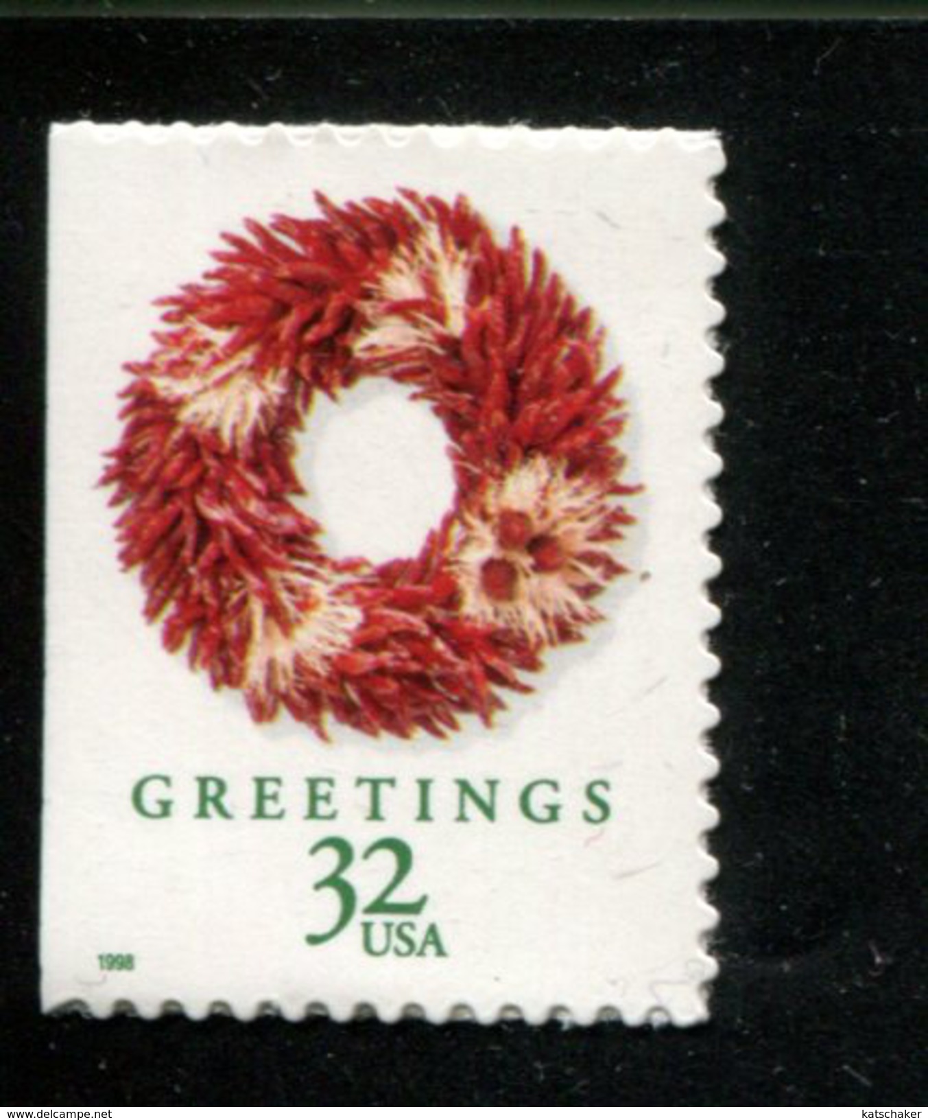406710932  1998 USA ** MNH SCOTT 3251A GREETINGS LINKS ONGETAND - Unused Stamps