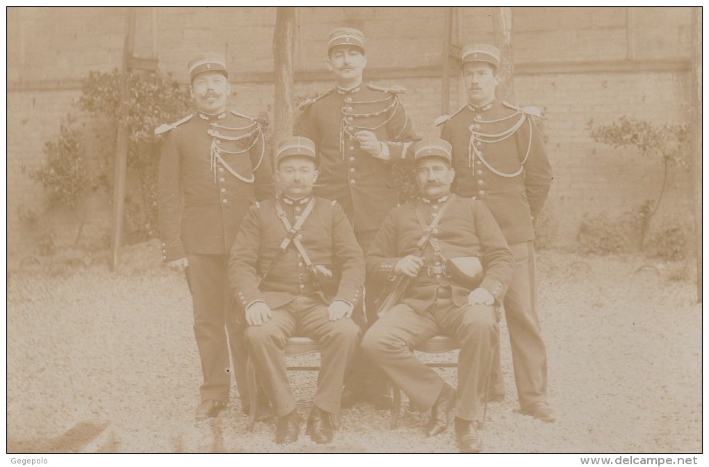 LA GARENNE COLOMBES - Brigade De La Garenne En 1909   ( Carte-photo 2/2 )    Rare - La Garenne Colombes