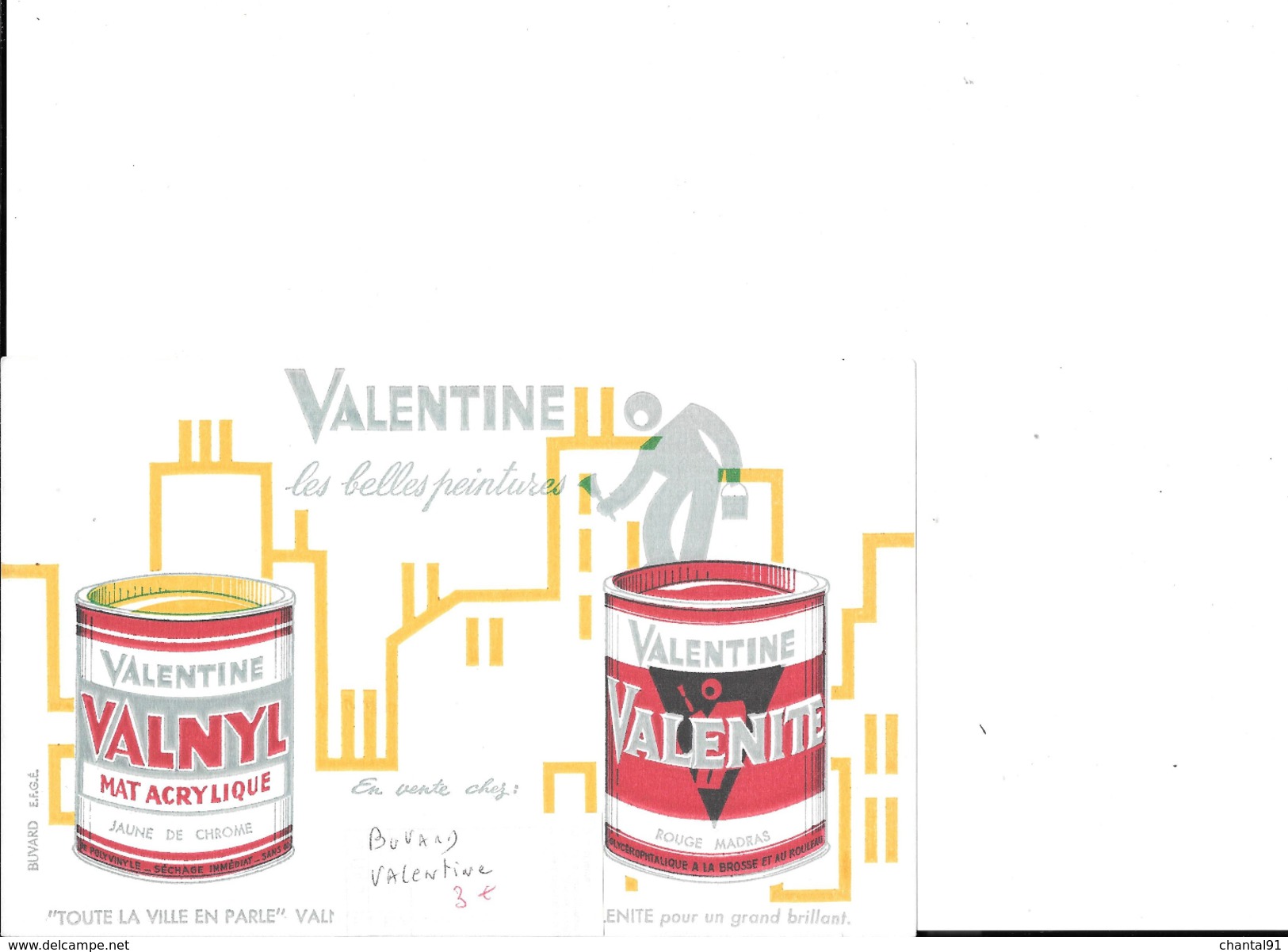 BUVARD VALENTINE - Paints