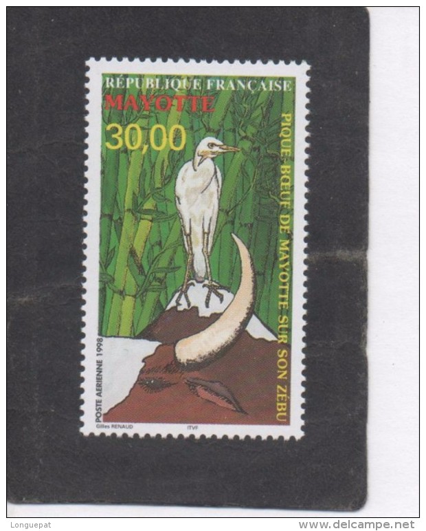 MAYOTTE : Faune - Oiseau - Le Pique-boeuf (Buphagus Africanus) - Passereau - - Aéreo