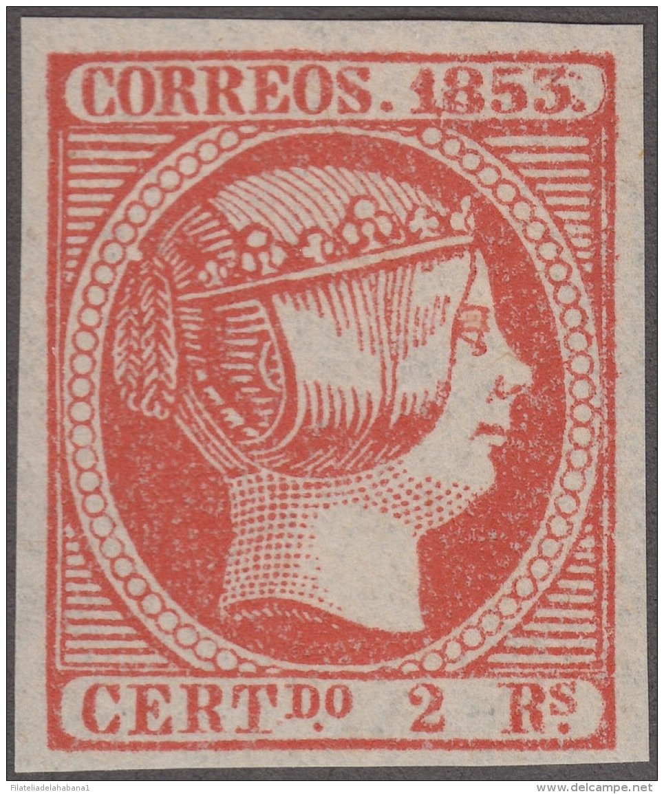 FAC-30 ESPAÑA SPAIN. SEGUI OLD FACSIMILE REPRODUCTION. ISABEL II. 1853 2r. - Essais & Réimpressions