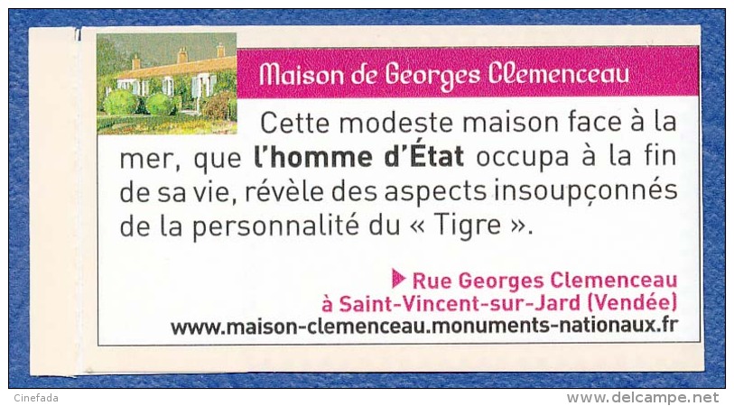 FRANCE Saint Vincent Sur Jard Maison De Georges Clemenceau Neuf **. - 1. Weltkrieg