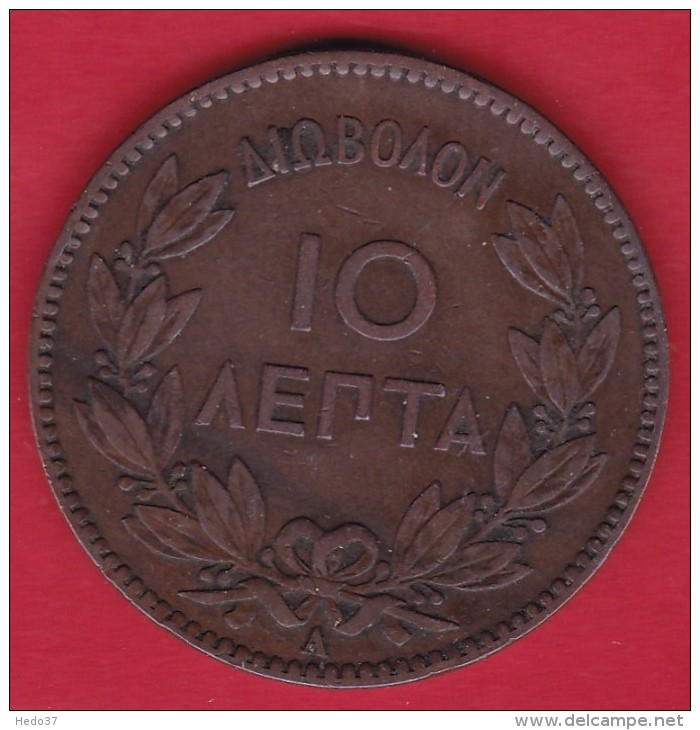 Grèce - 10 Lepta 1882A - TB - Grèce