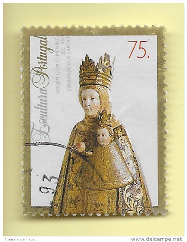 TIMBRES - STAMPS - PORTUGAL - 1993 - SCULPTURE PORTUGAIS - 1er. Gr. - TIMBRE OBLITÉRÉ - Gebraucht