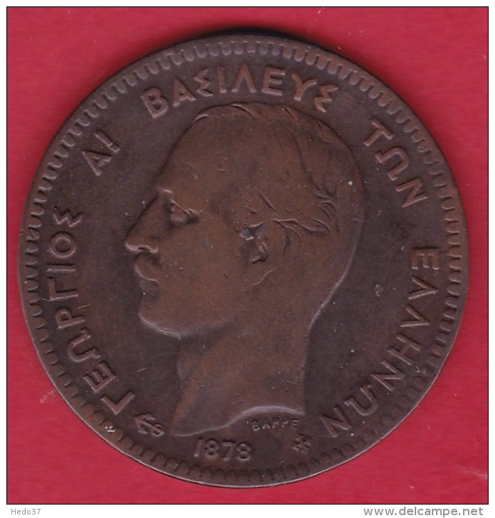 Grèce - 10 Lepta 1878  - TB - Grecia