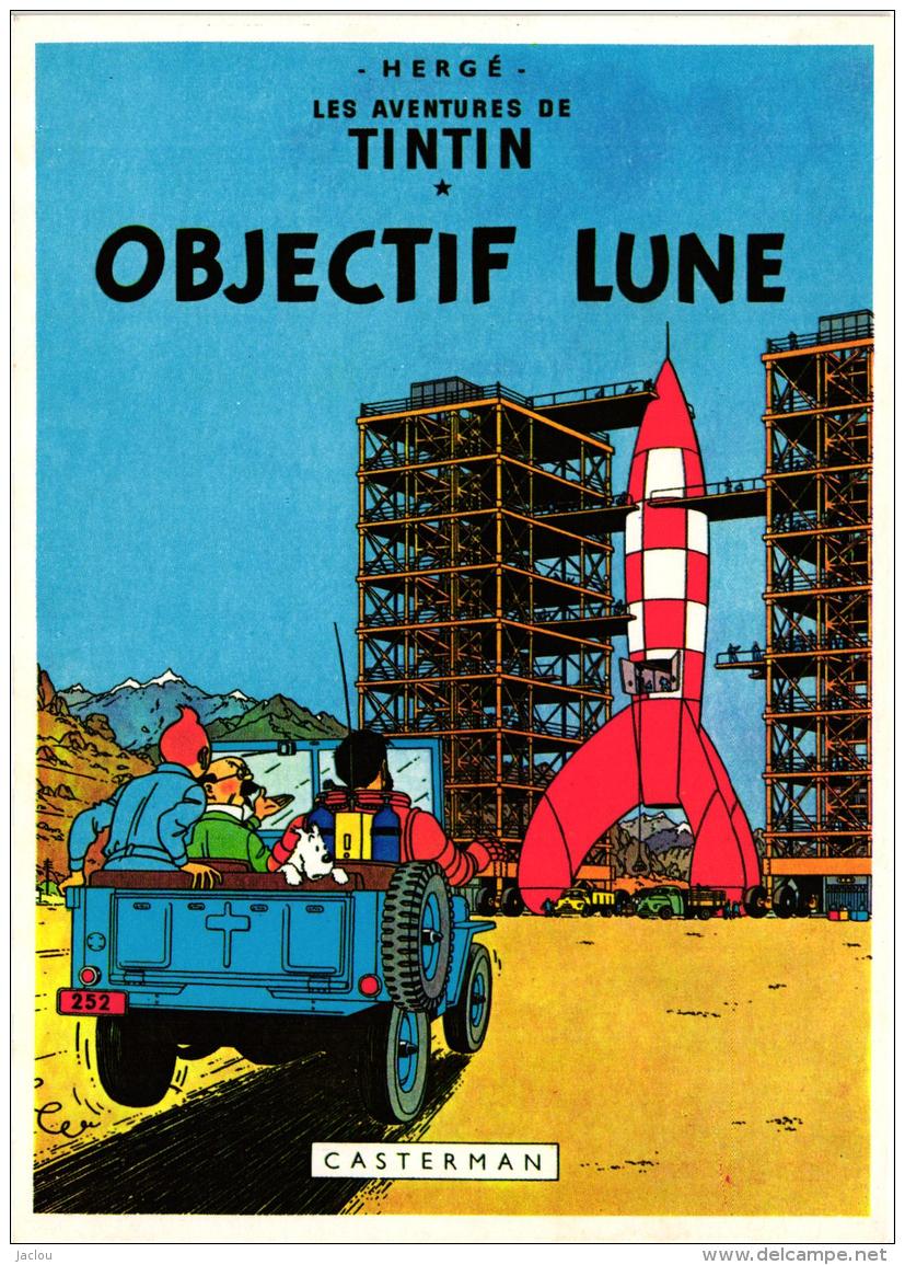 HERGE ET TINTIN "OBJECTIF LUNE" REF 49439 - Hergé