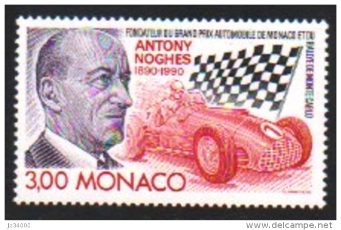 MONACO Automobiles, Voitures, Cars, Coches, Yvert N°1716. ** MNH. - Voitures