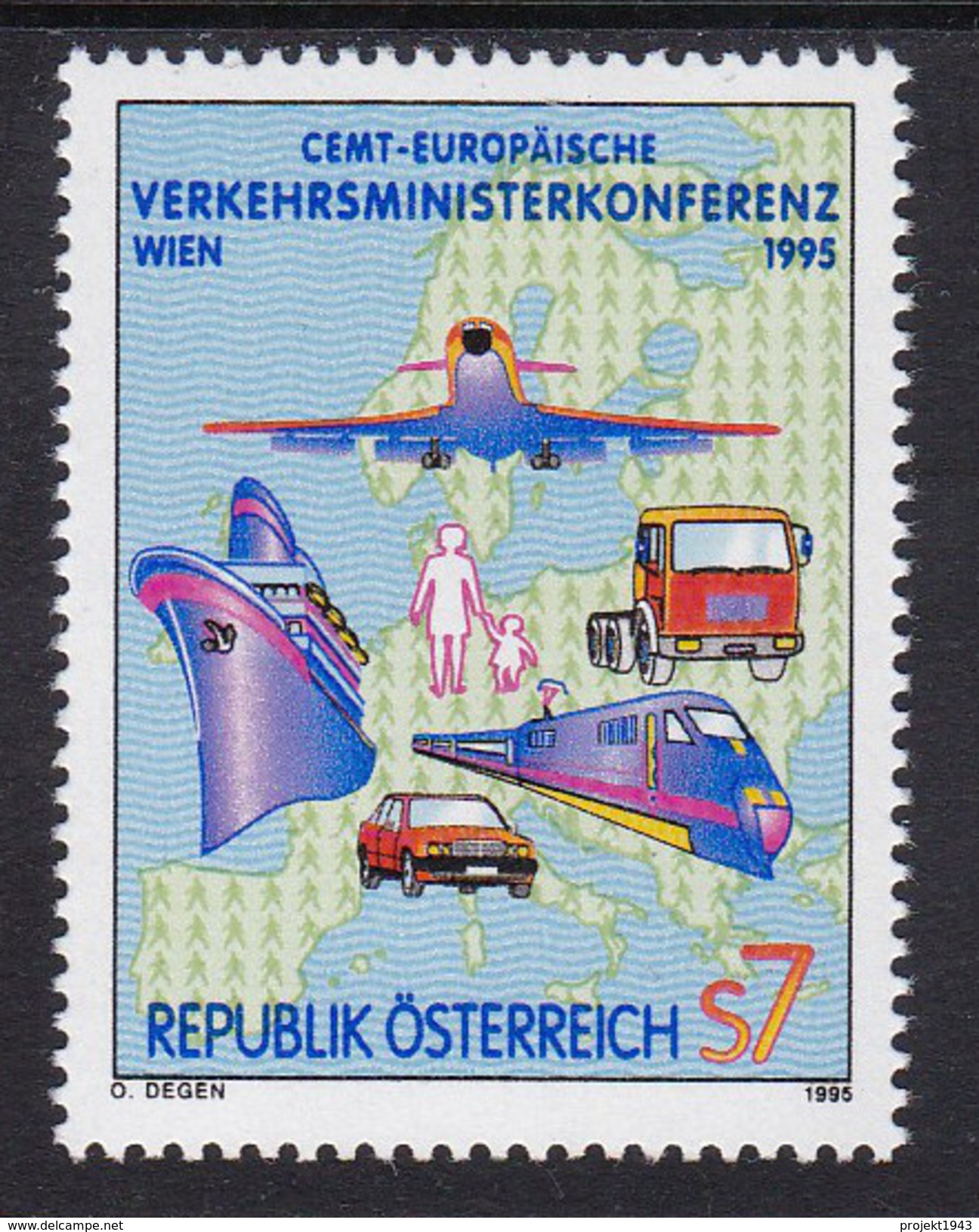 Austria 1995  Mi-Nr. 2159, CEMT-Verkehrsministerkonferenz, Postfrisch, Siehe Scan - Unused Stamps