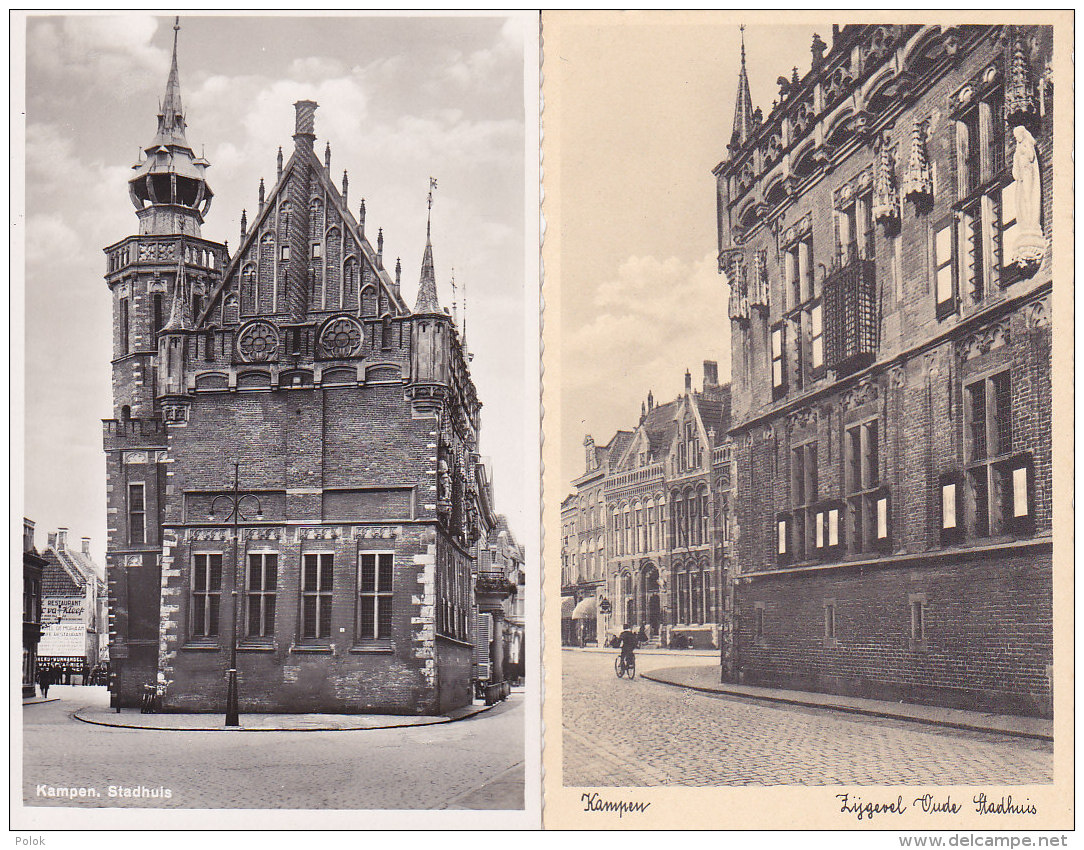 Bd - Lot De 2 Cpa Hollande - Kampen - Stadhuis - Kampen