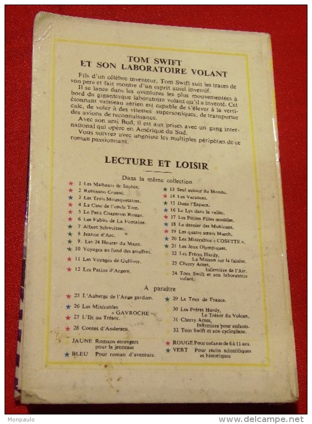 Junior. Victor Appleton. Tom Swift Et Son Laboratoire Volant (Coll. Lecture Et Loisirs) - Collection Lectures Et Loisirs