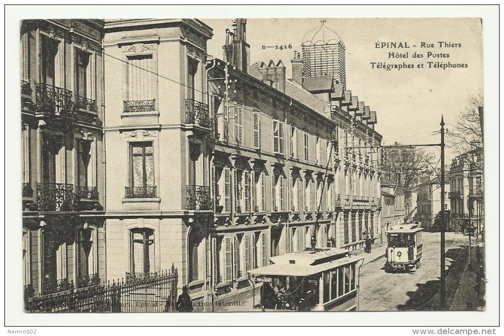 EPINAL Rue Thiers Hôtel Des Postes - Epinal