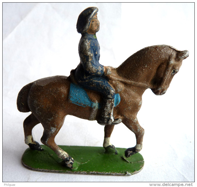 FIGURINE QUIRALU CHASSEUR ALPIN OFFICIER CAVALIER - ALUMINIUM - Quiralu