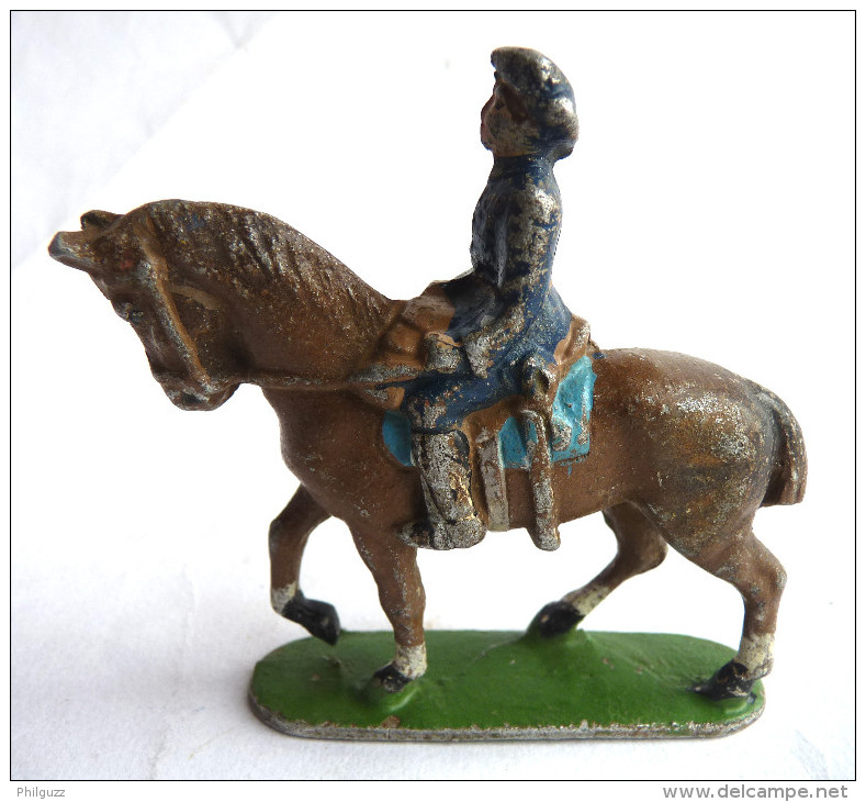 FIGURINE QUIRALU CHASSEUR ALPIN OFFICIER CAVALIER - ALUMINIUM - Quiralu