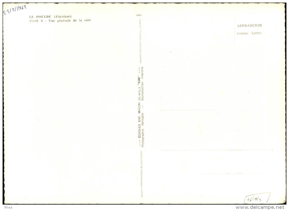 29 - LE POULDU - Carte Grand Format - Vue Aérienne - Le Pouldu