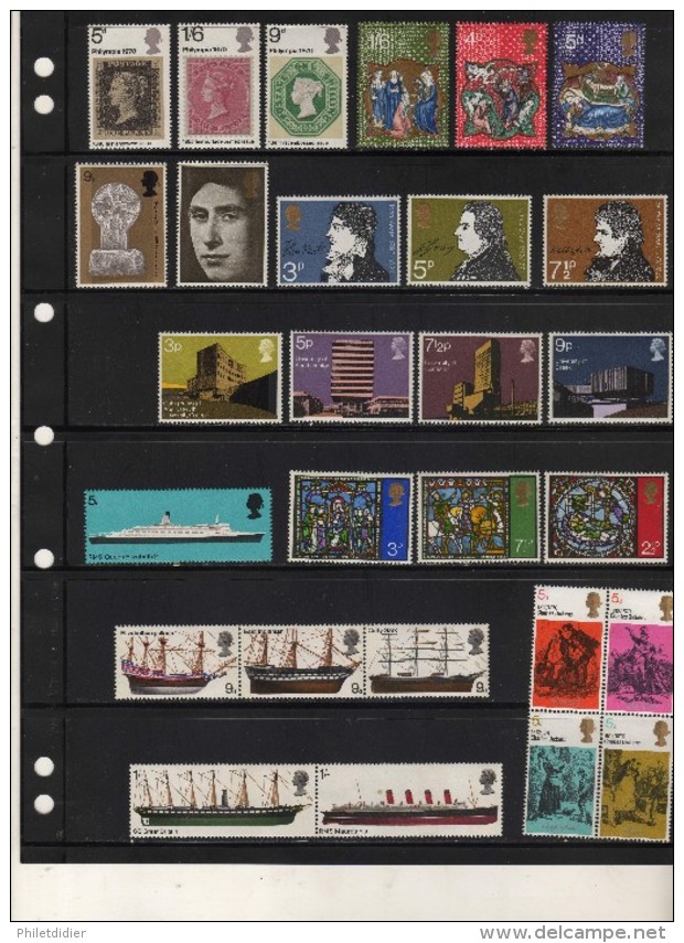 COLLECTION 1969 / 1970 MNH SUPERB STAMPS - Unused Stamps