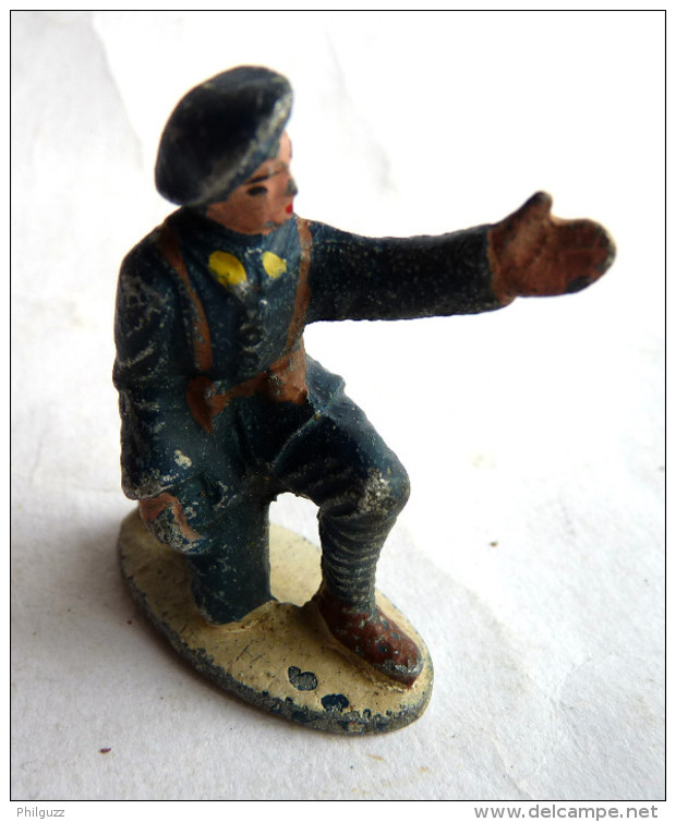 FIGURINE QUIRALU CHASSEURS ALPINS Sous OFFICIER DE TIR - ALUMINIUM - Quiralu